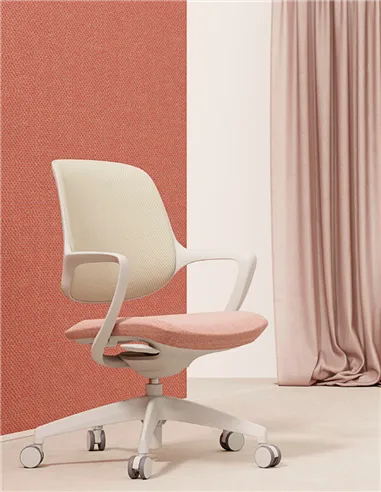 Кресло KRESLALUX NIRO-D39 MOCHA PEACH, для посетителя