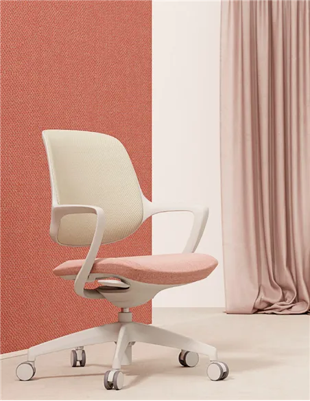 Кресло KRESLALUX NIRO-D39 MOCHA PEACH, для посетителя