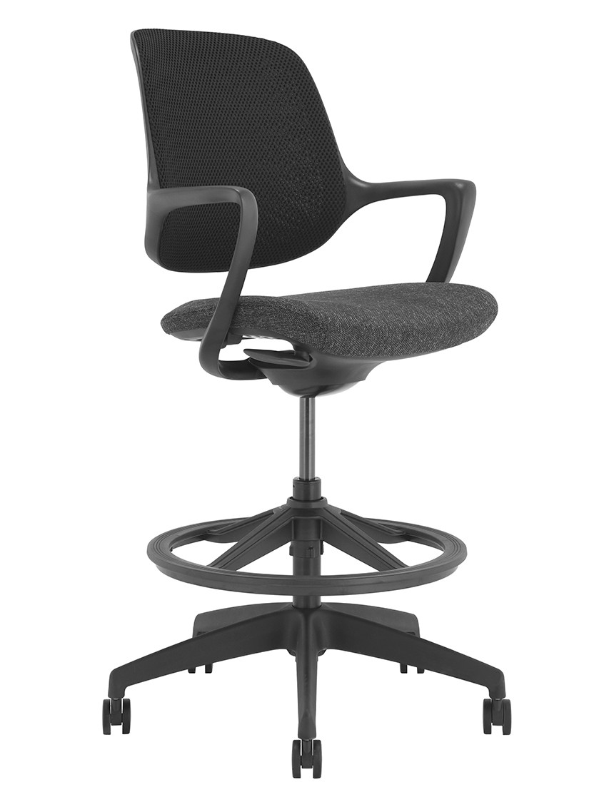 Барное кресло KRESLALUX BARSTOOL NIRO-D01 BLACK