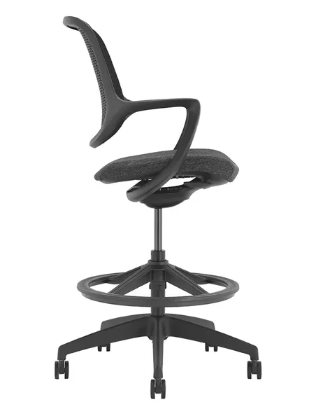 Барное кресло KRESLALUX BARSTOOL NIRO-D01 BLACK