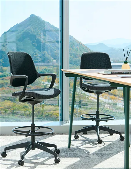Барное кресло KRESLALUX BARSTOOL NIRO-D01 BLACK