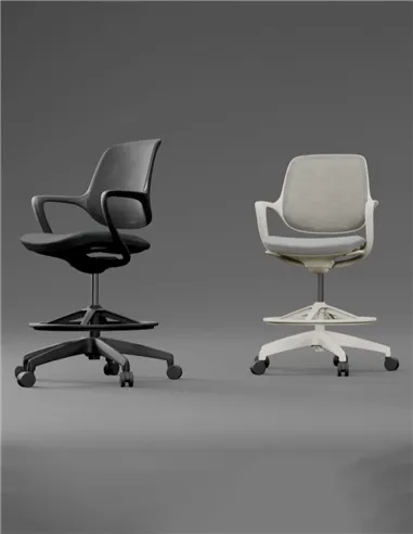 Барное кресло KRESLALUX BARSTOOL NIRO-D01 BLACK