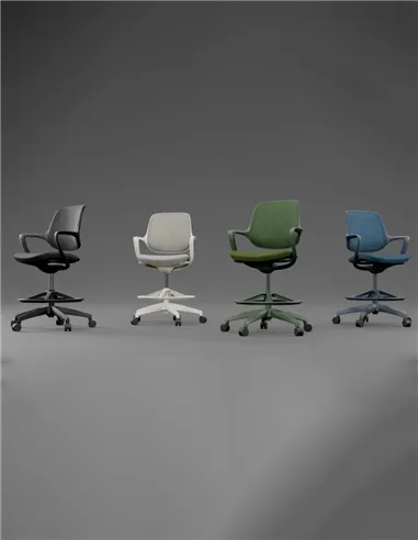 Барное кресло KRESLALUX BARSTOOL NIRO-D01 BLACK