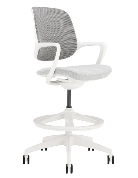 Барное кресло KRESLALUX BARSTOOL NIRO-D02 WHITE