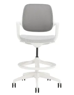 Барне крісло KRESLALUX BARSTOOL NIRO-D02 WHITE 2