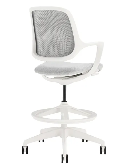 Барное кресло KRESLALUX BARSTOOL NIRO-D02 WHITE