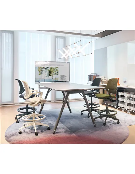 Барное кресло KRESLALUX BARSTOOL NIRO-D02 WHITE