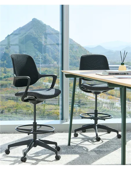 Барное кресло KRESLALUX BARSTOOL NIRO-D02 WHITE
