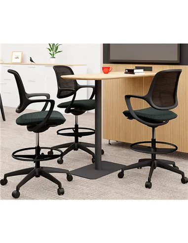 Барное кресло KRESLALUX BARSTOOL NIRO-D02 WHITE