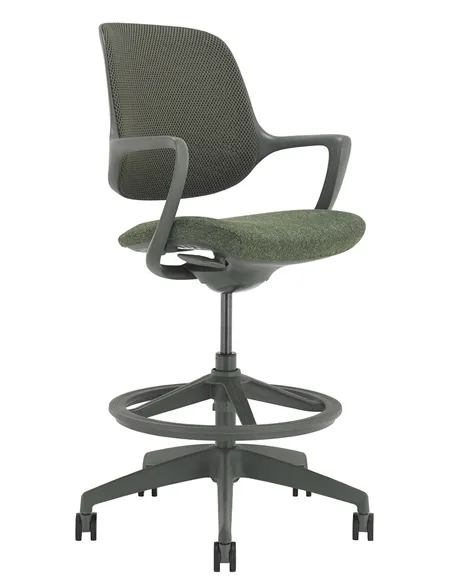 Барное кресло KRESLALUX BARSTOOL NIRO-D34 GREEN