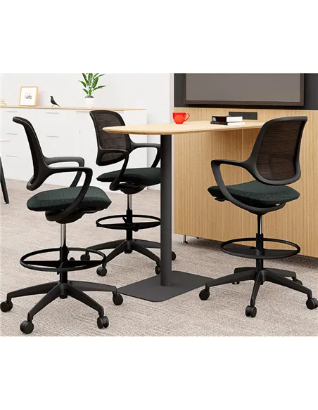 Барное кресло KRESLALUX BARSTOOL NIRO-D34 GREEN
