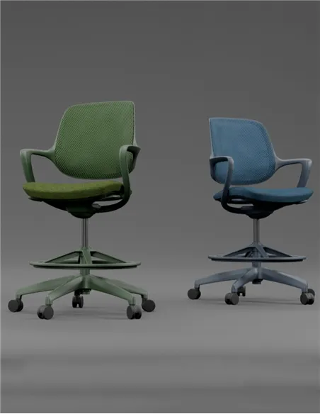 Барное кресло KRESLALUX BARSTOOL NIRO-D34 GREEN