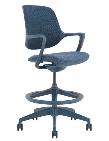 Барное кресло KRESLALUX BARSTOOL NIRO-D36 BLUE
