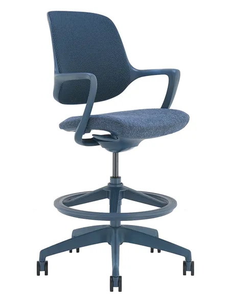 Барное кресло KRESLALUX BARSTOOL NIRO-D36 BLUE