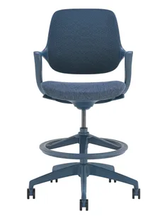 Барне крісло KRESLALUX BARSTOOL NIRO-D36 BLUE 2