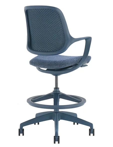 Барное кресло KRESLALUX BARSTOOL NIRO-D36 BLUE