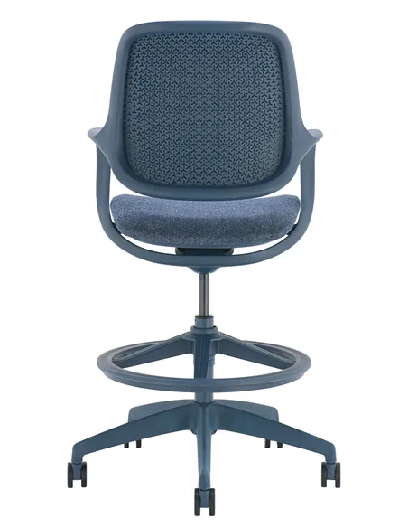 Барное кресло KRESLALUX BARSTOOL NIRO-D36 BLUE