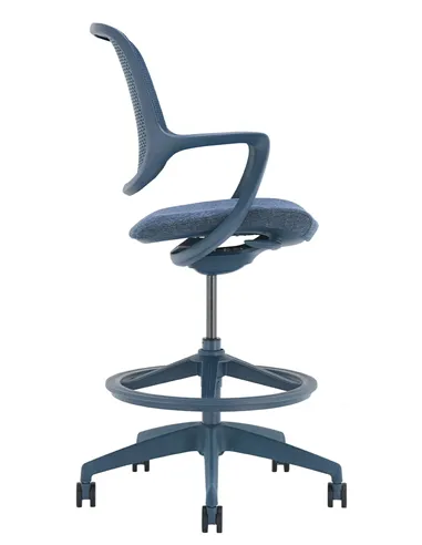Барное кресло KRESLALUX BARSTOOL NIRO-D36 BLUE