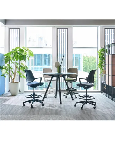 Барное кресло KRESLALUX BARSTOOL NIRO-D36 BLUE