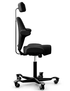 Крісло HAG CAPISCO 8107 ALL BLACK, ергономічне 2