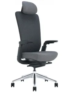 Крісло KRESLALUX NEZA BLACK/GREY