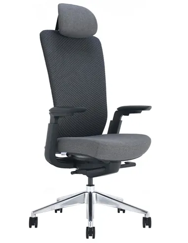 Крісло KRESLALUX NEZA BLACK/GREY