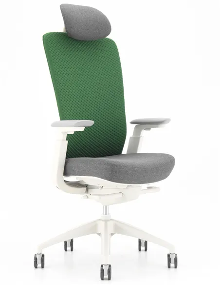 Кресло KRESLALUX NEZA GREEN/GREY