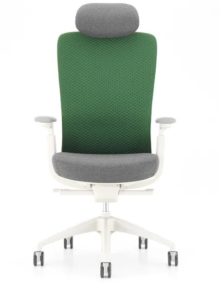 Кресло KRESLALUX NEZA GREEN/GREY