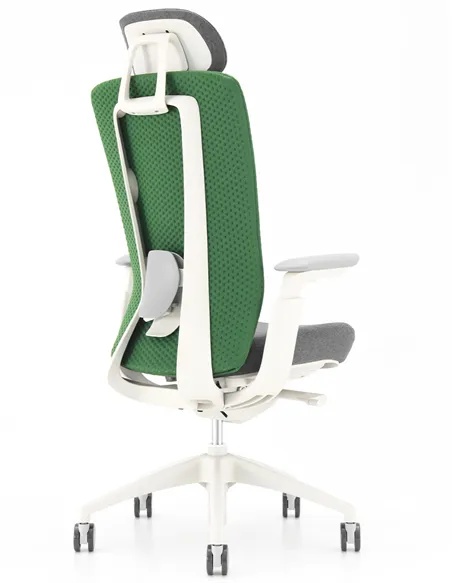 Кресло KRESLALUX NEZA GREEN/GREY