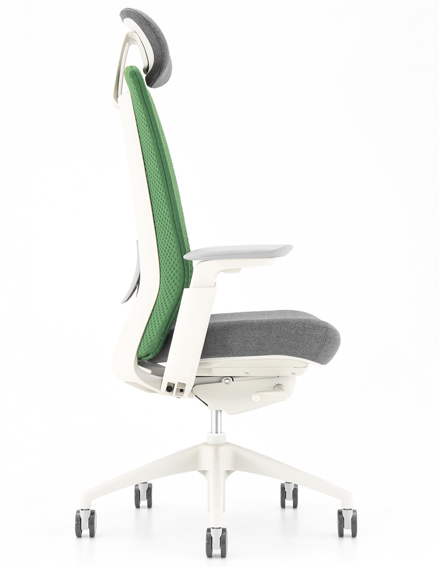 Кресло KRESLALUX NEZA GREEN/GREY