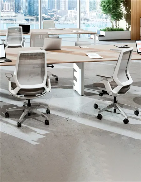 Крісло OKAMURA ABILIS FB LIGHT GREY для оператора