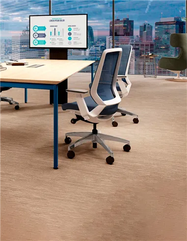 Крісло OKAMURA ABILIS FB MEDIUM BLUE для оператора