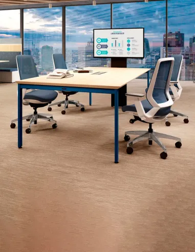 Крісло OKAMURA ABILIS FB MEDIUM BLUE для оператора