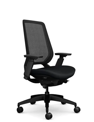 Крісло OKAMURA ABILIS CF ALL BLACK для оператора