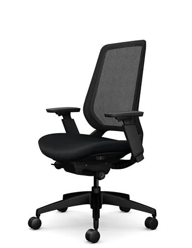 Крісло OKAMURA ABILIS CF ALL BLACK для оператора