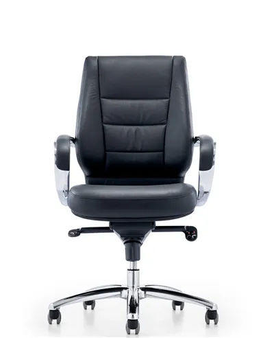 Крісло KRESLALUX A1607 BLACK для керівника, шкіряне