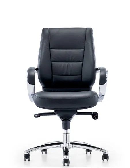 Крісло KRESLALUX A1607 BLACK для керівника, шкіряне