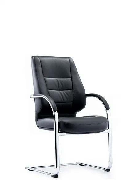 Крісло KRESLALUX A1607 BLACK для керівника, шкіряне