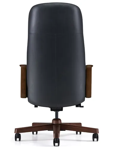 Крісло KRESLALUX A2560 BLACK для керівника, шкіряне