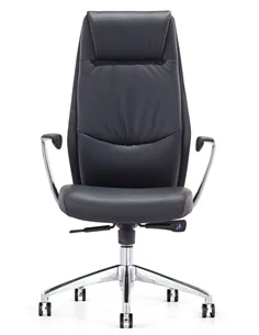 Крісло KRESLALUX 9184 BLACK для керівника, шкіряне 2