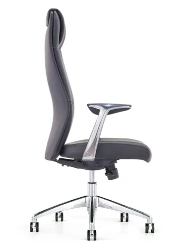 Крісло KRESLALUX 9184 BLACK для керівника, шкіряне