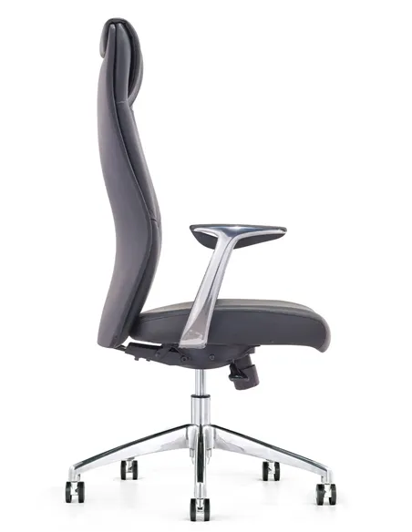 Крісло KRESLALUX 9184 BLACK для керівника, шкіряне