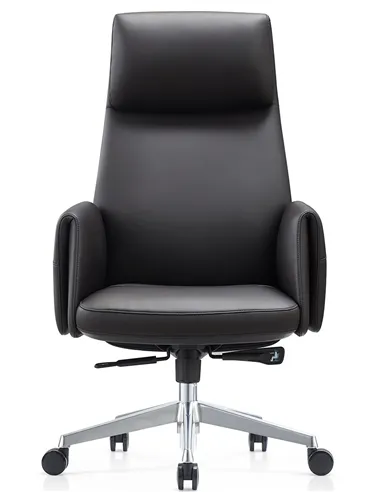 Крісло KRESLALUX A2065 BLACK для керівника, шкіряне