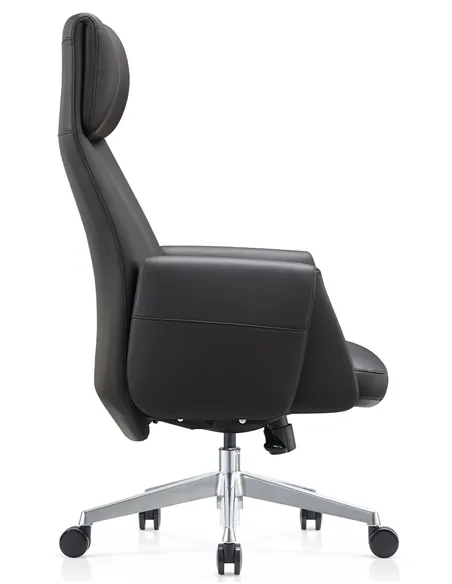Крісло KRESLALUX A2065 BLACK для керівника, шкіряне