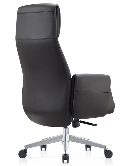 Крісло KRESLALUX A2065 BLACK для керівника, шкіряне