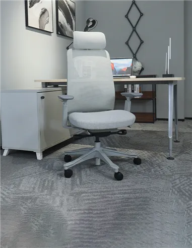 Крісло KRESLALUX V3-GH WHITE, ергономічне