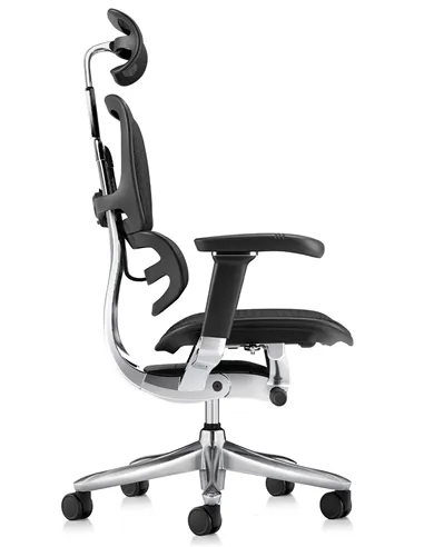 Крісло ERGOHUMAN LUXURY SE (EHSE-AB-HAM-5D-ST-D, сітка W945-01Black), ергономічне