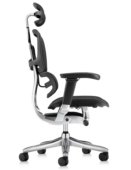 Крісло ERGOHUMAN LUXURY SE (EHSE-AB-HAM-5D-ST-D, сітка W945-01Black), ергономічне