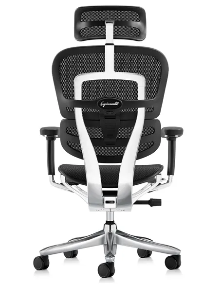 Крісло ERGOHUMAN LUXURY SE (EHSE-AB-HAM-5D-ST-D, сітка W945-01Black), ергономічне