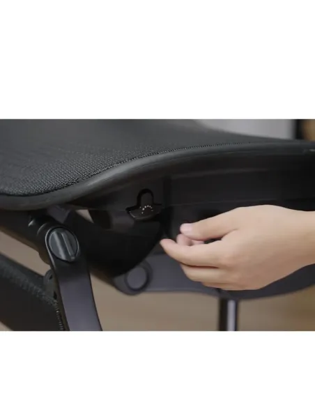 Крісло ERGOHUMAN LUXURY SE (EHSE-AB-HAM-5D-ST-D, сітка W945-01Black), ергономічне